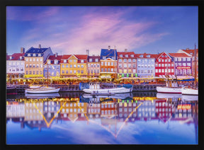 COPENHAGEN Nyhavn Idyllic Evening Impression Poster