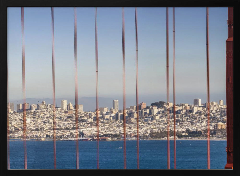 Golden Gate Bridge Panoramic View Poster