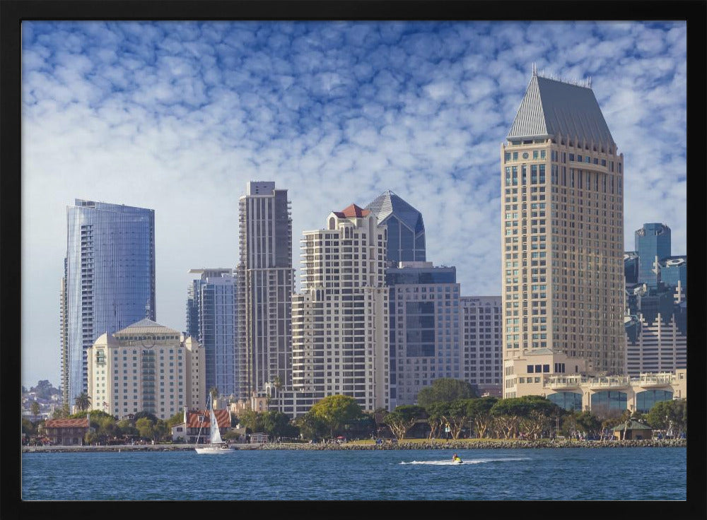 SAN DIEGO Skyline Poster