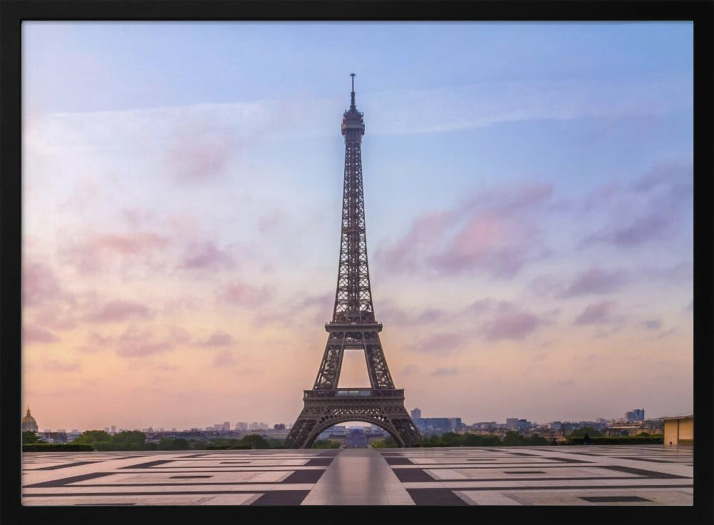 Eiffel Tower Sunrise Poster