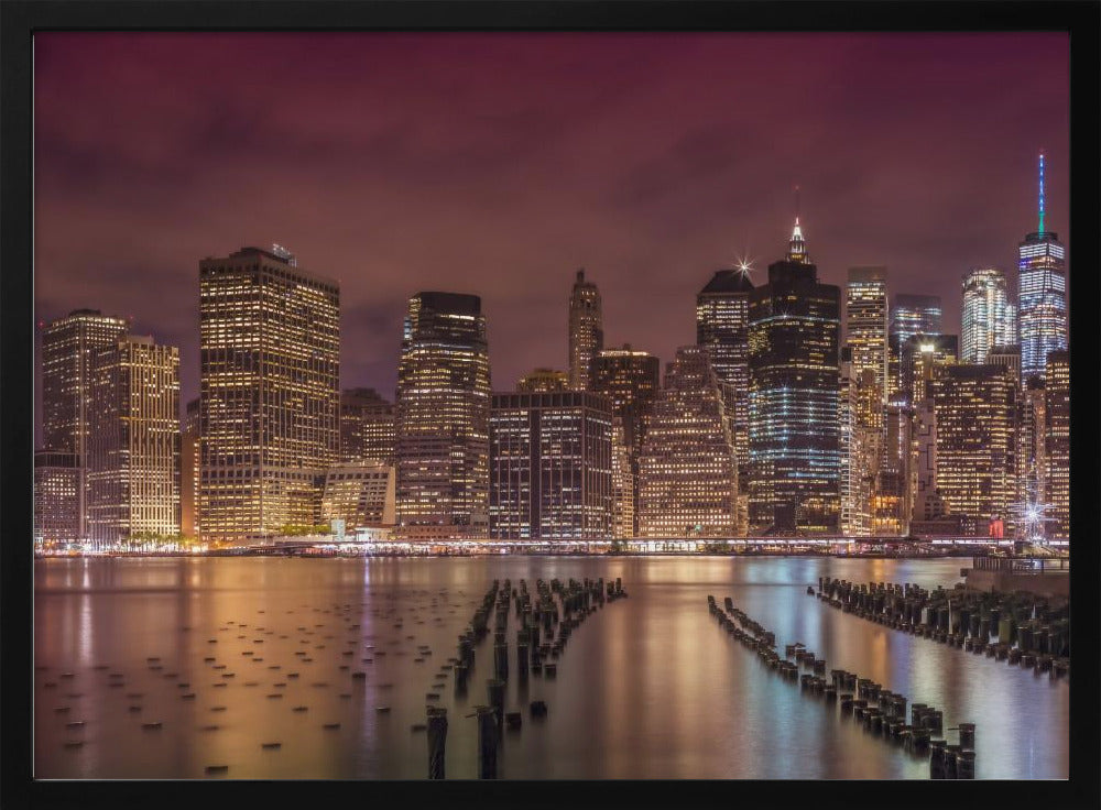 NEW YORK CITY Nightly Impressions Poster