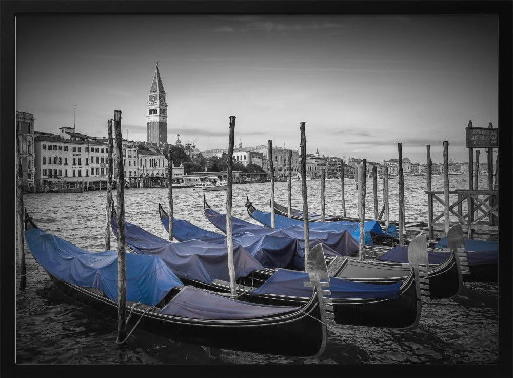 VENICE Grand Canal and St Mark&#039;s Campanile Poster