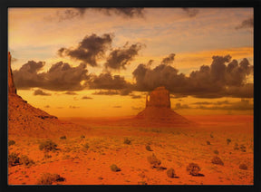 Gorgeous Monument Valley in the evening Poster