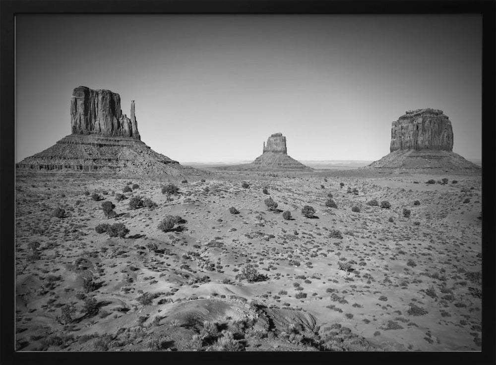 Monument Valley | Monochrome Poster