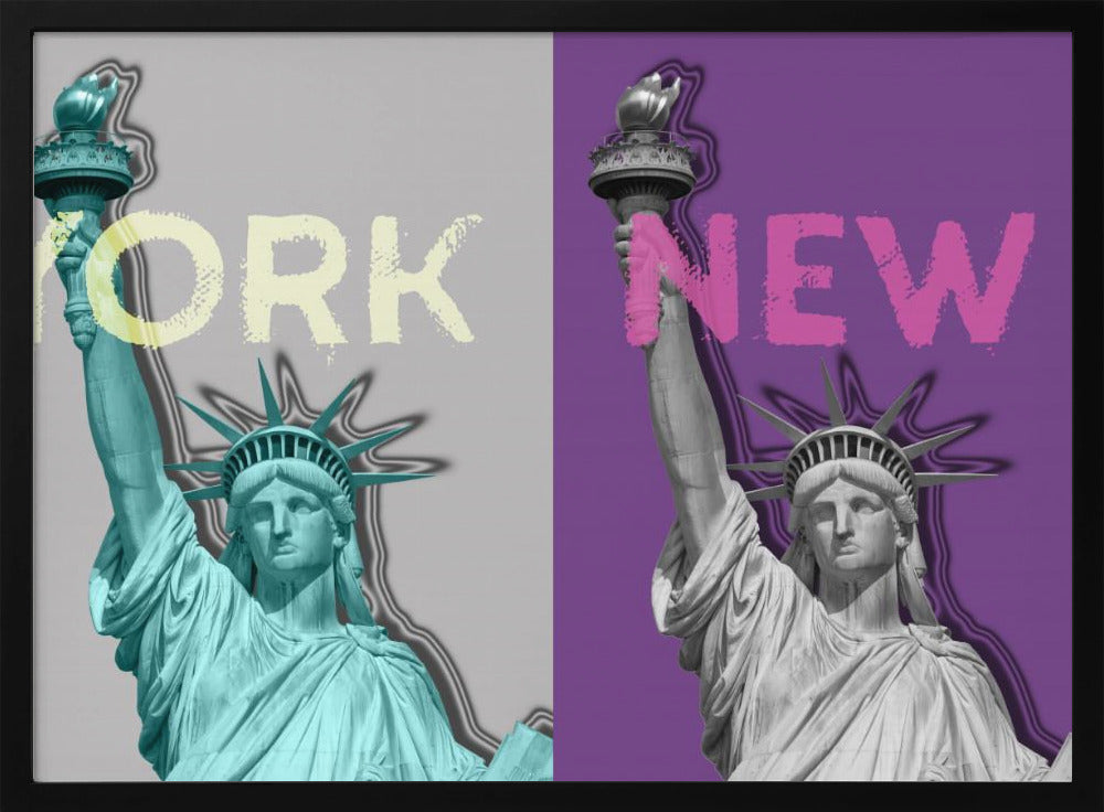 POP ART Statue of Liberty IV Poster