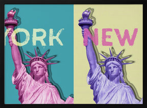 POP ART Statue of Liberty III Poster