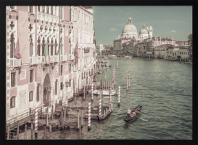 VENICE Canal Grande &amp; Santa Maria della Salute | urban vintage style Poster