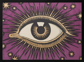 Allseeingeyehpurple Ratio2x3 Poster