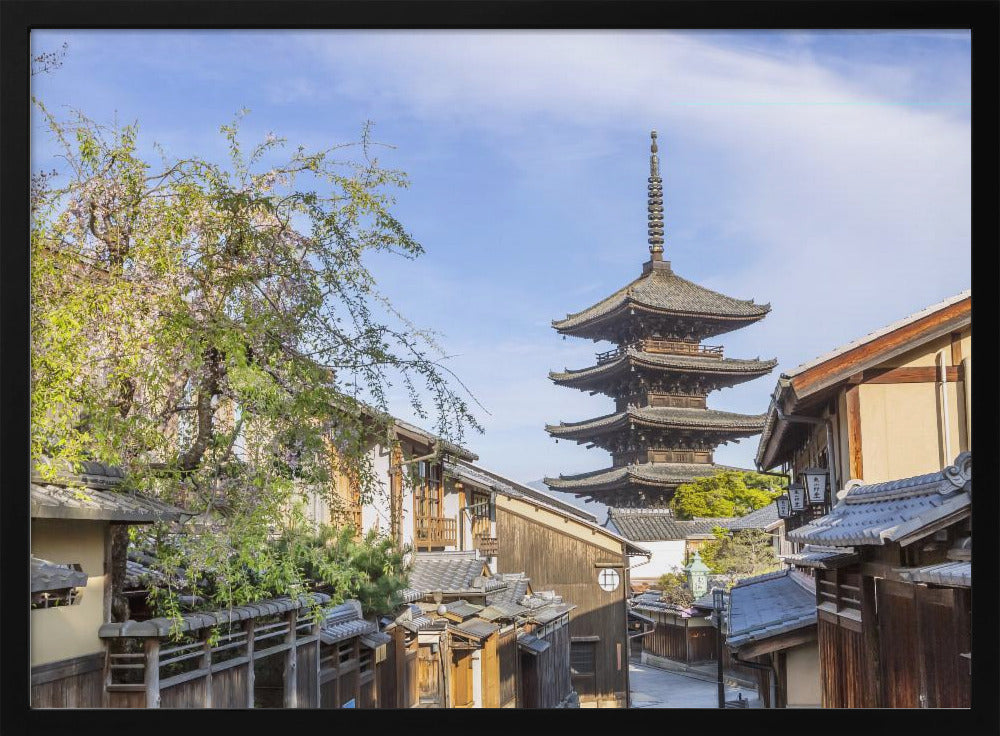 Yasaka Pagoda in historic Kyoto Poster