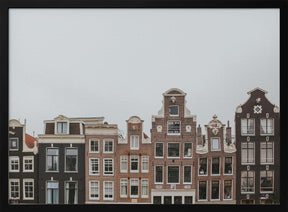 Amsterdam Houses Poster