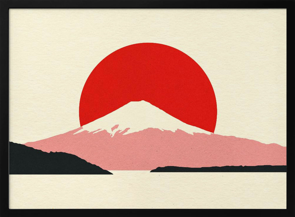 Fuji Sun Poster