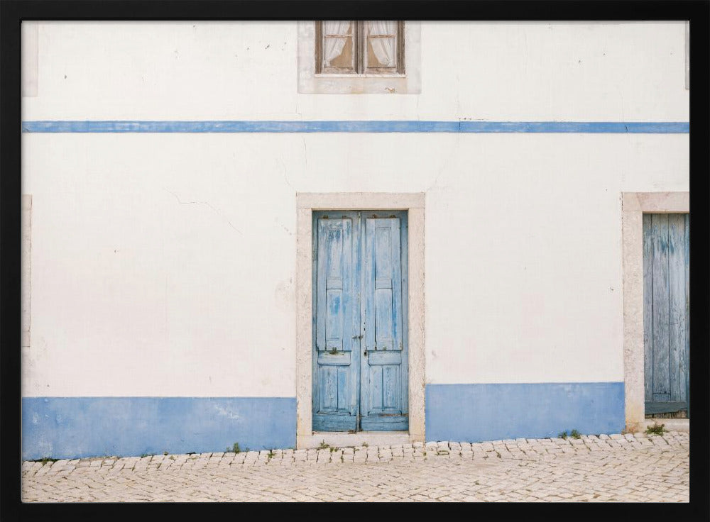 Ericeira Blue Door Poster