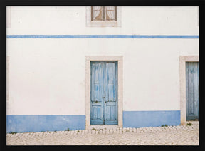 Ericeira Blue Door Poster