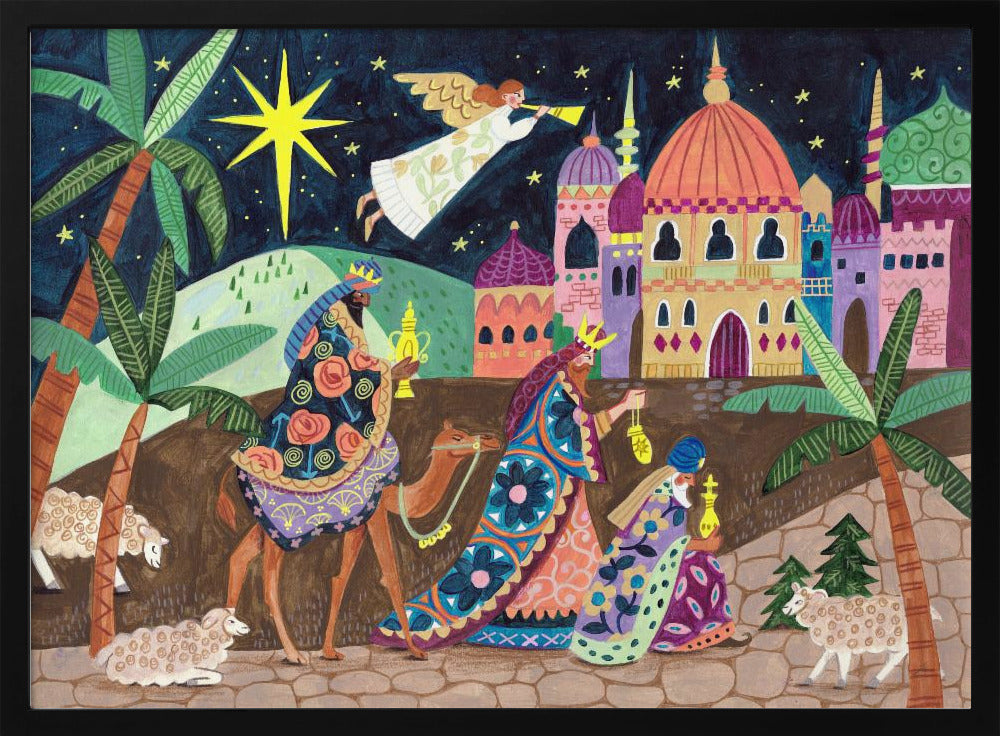 Three Wise Men and an Angel Poster