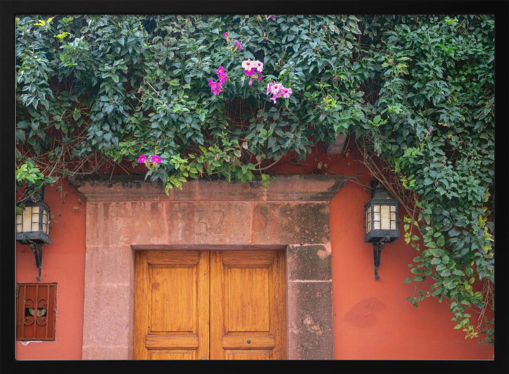 San Miguel de Allende Architecture Poster