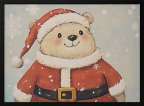 Christmas Bear Poster