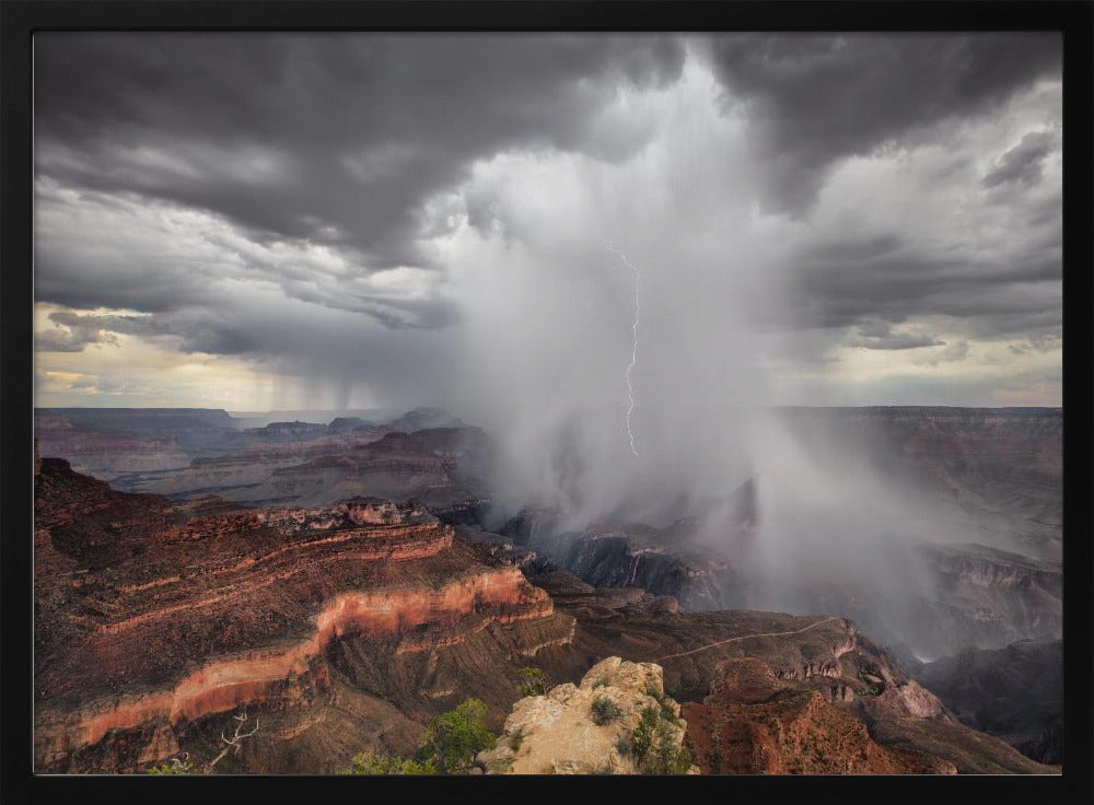 Storm at The Canyon Poster