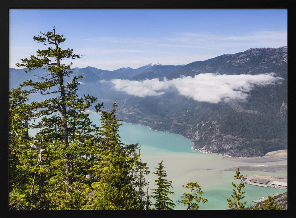 Wonderful Canadian landscape impression of Howe Sound near Squamish Poster