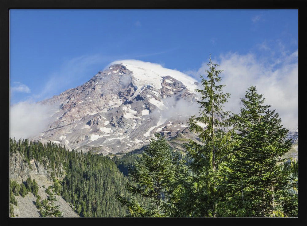 Striking Mount Rainier Poster