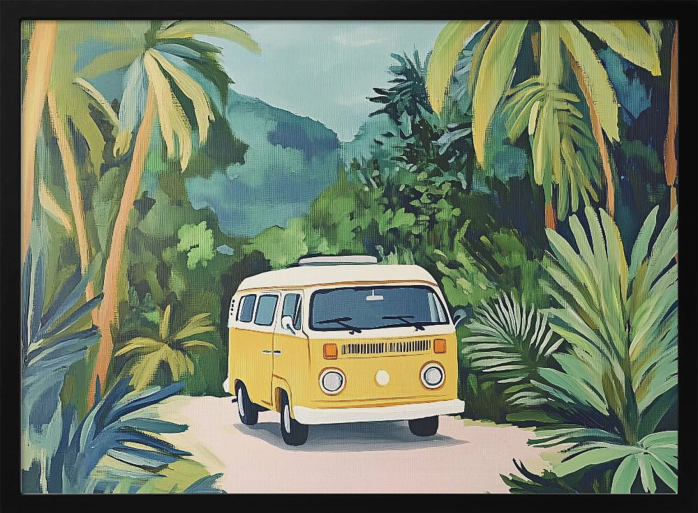 Vintage Camper Van Poster