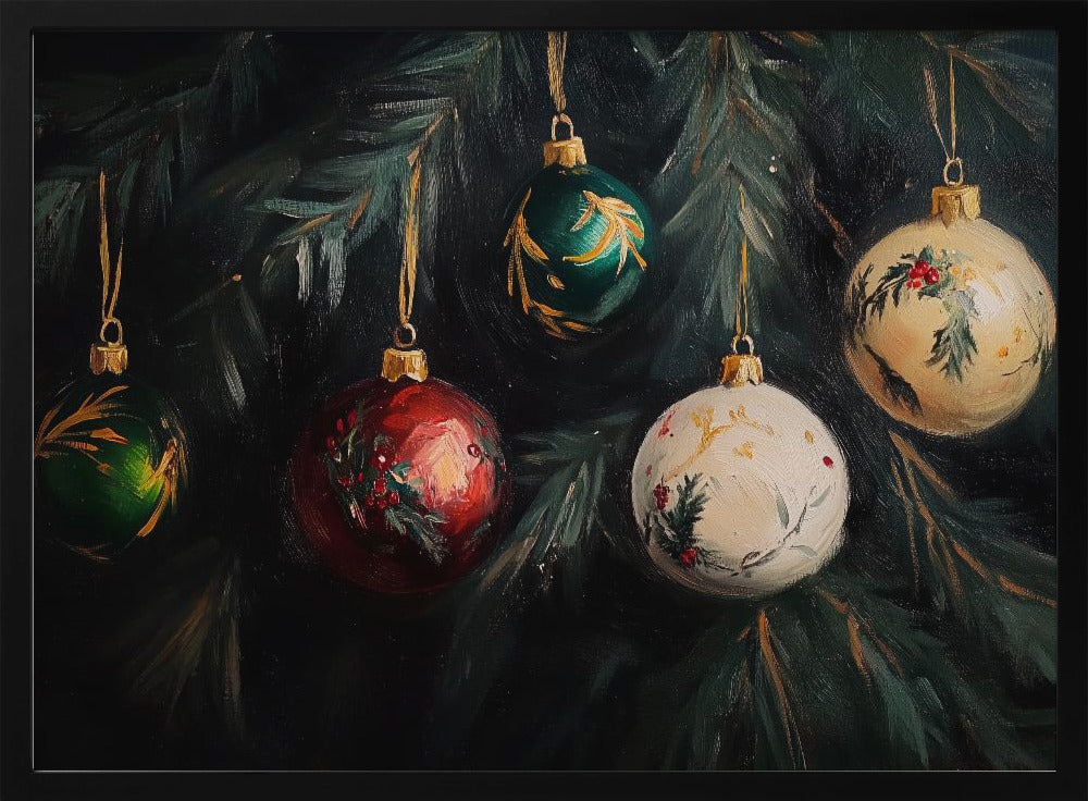 Christmas Ornaments Poster