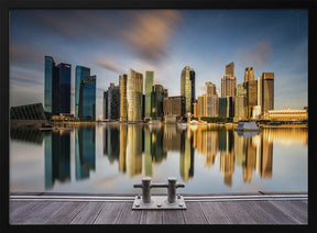 Golden Morning in SIngapore Poster