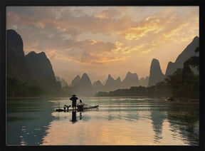 Golden Li River Poster