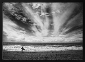 The loneliness of a surfer Poster