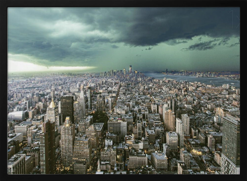 New-York under storm Poster