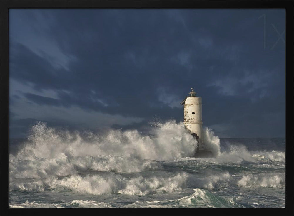 Faro di Mangiabarche(Calasetta-Sardegna) Poster