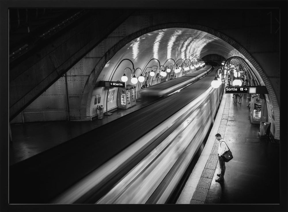 Paris Metro Poster