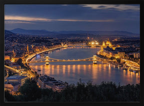 Panorama of Budapest Poster