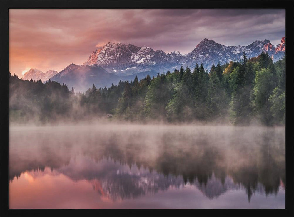 Sunrise at the Lake Poster