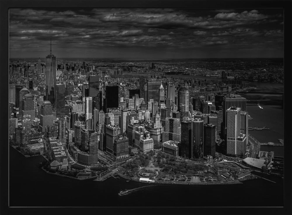 Manhattan - bird's eye view Poster