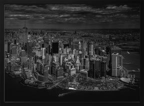 Manhattan - bird's eye view Poster