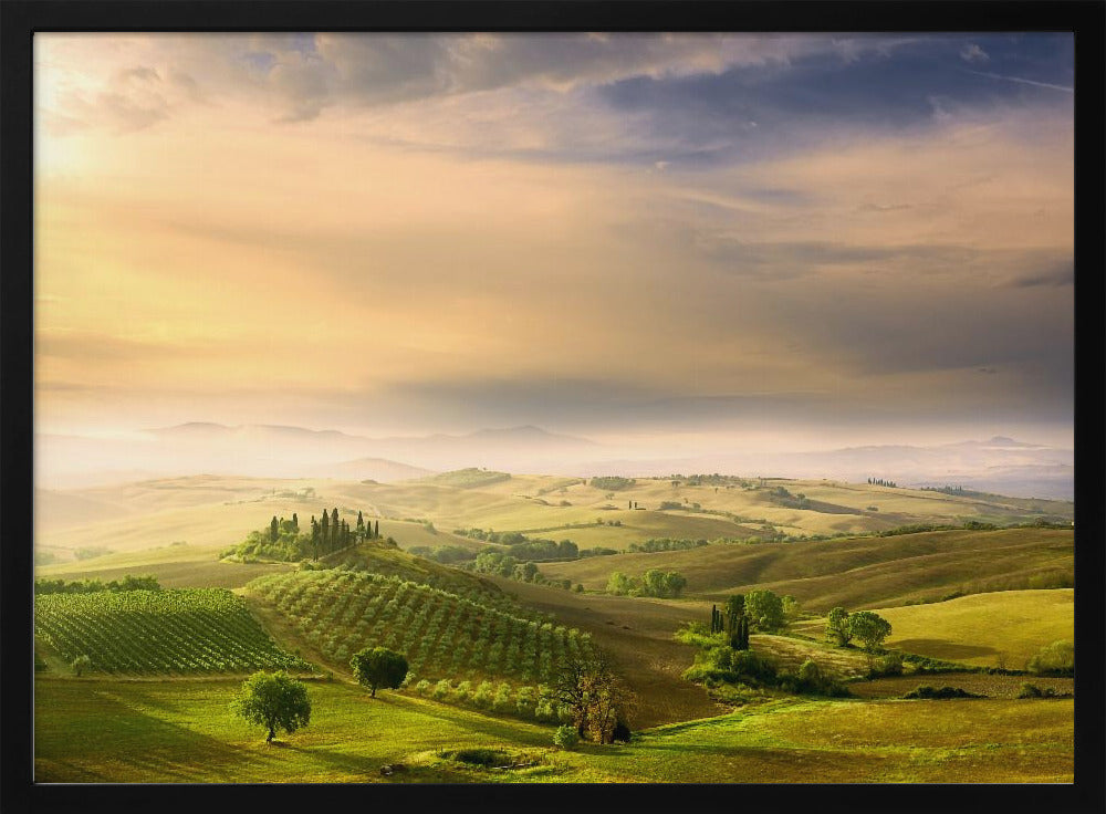 Podere Belvedere's Sunrise Poster