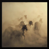 migration of horses Poster