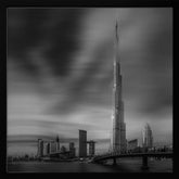 Dubai Downtown Cityscape, Dubai, UAE. Poster