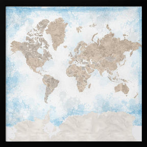 Ghada world map Poster