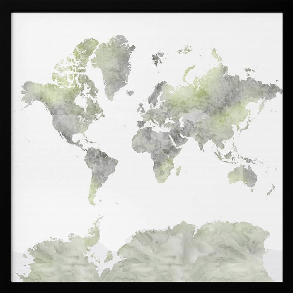 Hollace world map Poster