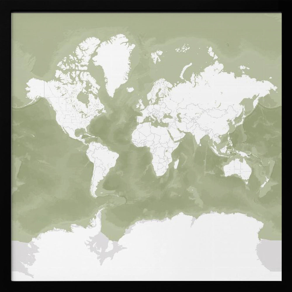 Pacheco world map Poster