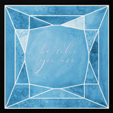 Be who you are gem blue Poster