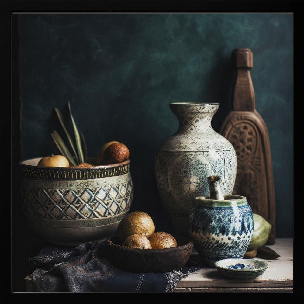 Moroccan Still Life No 1 Poster