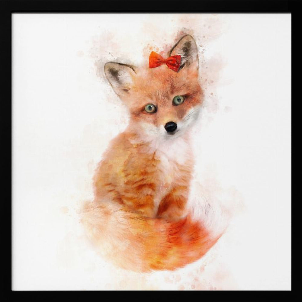 Baby Fox Poster