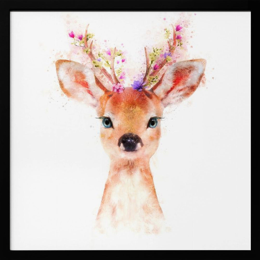 Baby Deer Poster