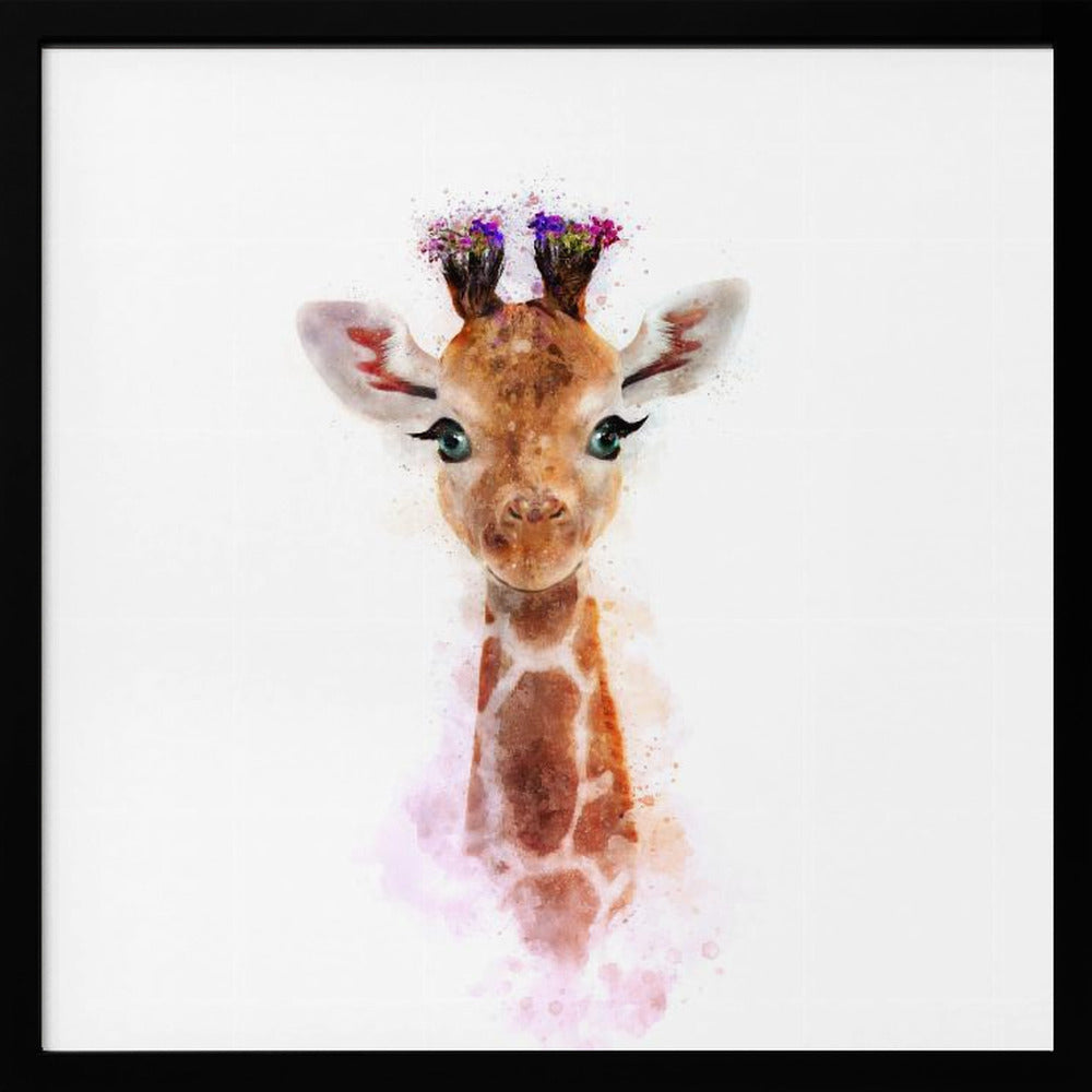 Baby Giraffe Poster