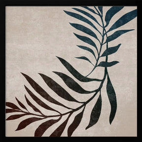 Twisted Palm Leaf Poster