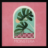 Green Sets Monstera Poster