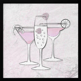 Pink Drinks Poster