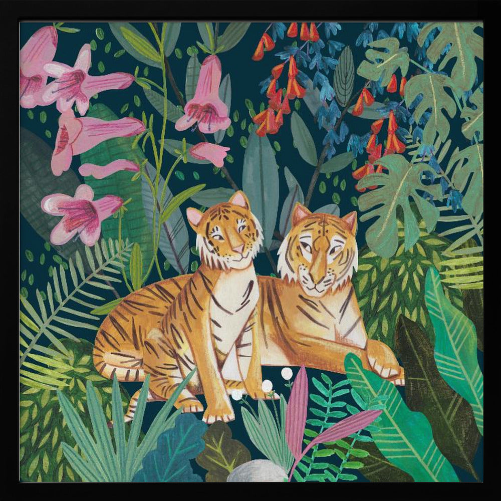 Tigers in the Jungle Poster